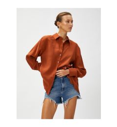 Снимка на Koton Back Detailed Modal Shirt Long Sleeve