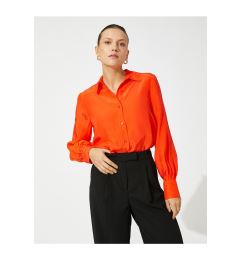 Снимка на Koton Basic Satin Shirt Long Sleeve