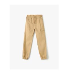 Снимка на Koton Boy's Beige Canvas Trousers -