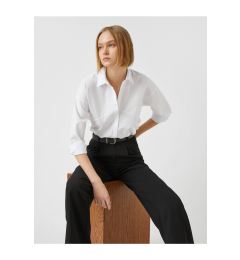 Снимка на Koton Cotton Shirt Long Sleeve