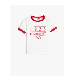 Снимка на Koton Girls' T-Shirt - 3skg10545ak