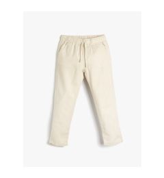 Снимка на Koton Linen Pants with Tie Waist, Pockets, Comfortable Cut.