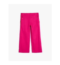 Снимка на Koton Linen Trousers Wide Leg Button Detailed Pockets