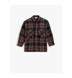 Снимка на Koton Lumberjack Shirt with Double Flap Pockets Long Sleeve