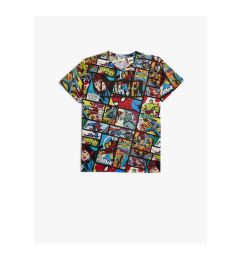 Снимка на Koton Marvel T-Shirt Short Sleeve Licensed Crew Neck