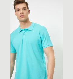 Снимка на Koton Men's Mint Green Polo Neck T-shirt