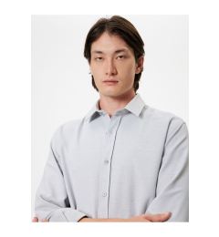 Снимка на Koton Oxford Shirt Long Sleeve Cotton Blended