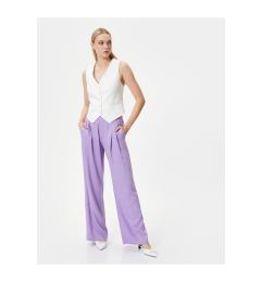 Снимка на Koton Palazzo Trousers Wide Leg Pocket Detailed Viscose