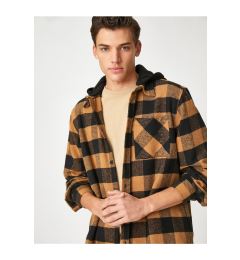 Снимка на Koton Plaid Lumberjack Shirt Pockets Collar Detailed Buttons