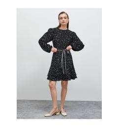 Снимка на Koton Polka Dot Dress Layered Mini Belt Detailed