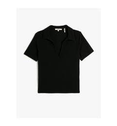 Снимка на Koton Polo Neck T-Shirt Short Sleeve