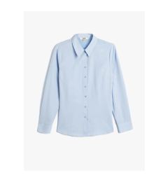 Снимка на Koton Poplin Shirt Long Sleeve Classic Collar Slim Fit