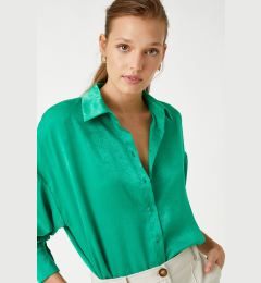 Снимка на Koton Satin Shirt Long Sleeve