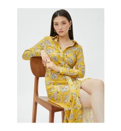 Снимка на Koton Shirt Dress Midi Length Belted