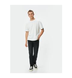 Снимка на Koton Slim Fit Standard Waist Button Cotton Jeans - Brad Jean