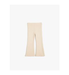 Снимка на Koton Spanish Leg Trousers Viscose Fabric Ribbed