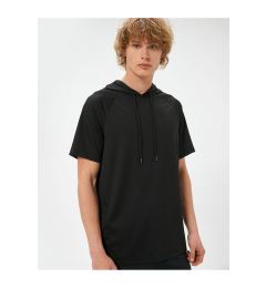 Снимка на Koton Sports T-Shirt Hooded Short Sleeve