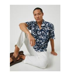 Снимка на Koton Summer Shirt Floral Short Sleeve Classic Collar