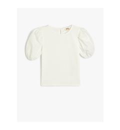 Снимка на Koton T-Shirt Short Balloon Sleeves Round Neck