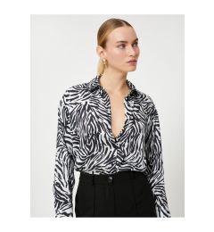 Снимка на Koton Women's Leopard Patterned Shirt