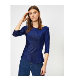 Снимка на Koton Women's Saxon Blue Blouse