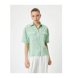 Снимка на Koton Women's Shirt Green 4sak60126ew