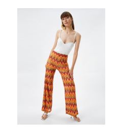 Снимка на Koton X Şahika Ercümen - High Waist Wide Leg Trousers