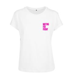 Снимка на Ladies Waiting For Friday Box Tee White/Pink