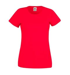 Снимка на Lady fit Red T-shirt Original Fruit of the Loom