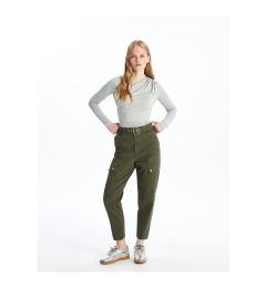 Снимка на LC Waikiki Belted Waist Slim Fit Women's Cargo Pants