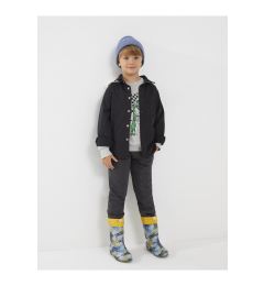 Снимка на LC Waikiki Boys' Hooded Printed Long Sleeve Gabardine Shirt