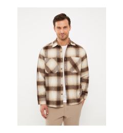 Снимка на LC Waikiki Comfortable Fit Long Sleeve Plaid Men's Shirt Jacket