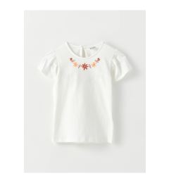 Снимка на LC Waikiki Crew Neck Embroidered Short Sleeve Girl's T-Shirt