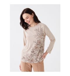 Снимка на LC Waikiki Crew Neck Floral Long Sleeve Women's T-Shirt