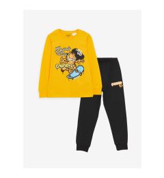 Снимка на LC Waikiki Crew Neck Garfield Printed Long Sleeve Boy's Pajama Set