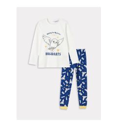 Снимка на LC Waikiki Crew Neck Harry Potter Printed Long Sleeve Girls Kids Pajamas Set