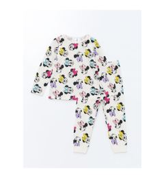 Снимка на LC Waikiki Crew Neck Long Sleeve Minnie Mouse Printed Baby Girl Pajama Set