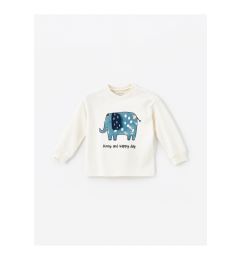 Снимка на LC Waikiki Crew Neck Long Sleeve Printed Baby Boy T-Shirt