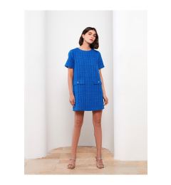 Снимка на LC Waikiki Crew Neck Patterned Short Sleeve Women's Dress