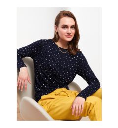 Снимка на LC Waikiki Crew Neck Polka Dot Long Sleeve Women's T-Shirt