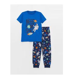 Снимка на LC Waikiki Crew Neck Printed Short Sleeve Boy Pajama Set