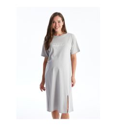 Снимка на LC Waikiki Crew Neck Printed Short Sleeve Maternity Dress