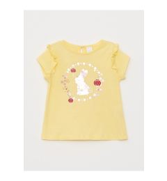 Снимка на LC Waikiki Crew Neck Short Sleeve Printed Baby Girl T-Shirt