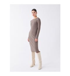 Снимка на LC Waikiki Crew Neck Straight Long Sleeve Women's Dress