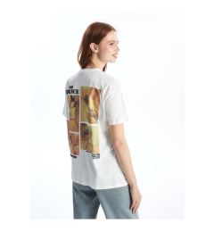 Снимка на LC Waikiki Crew Neck Vincent Van Gogh Printed Women's T-Shirt