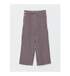 Снимка на LC Waikiki Elastic Waist Houndstooth Pattern Girls' Trousers