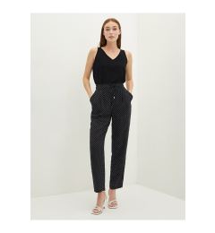 Снимка на LC Waikiki Elastic Waist Polka Dot Pocket Detail Viscose Women's Trousers