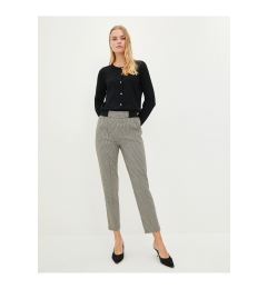 Снимка на LC Waikiki Elastic Waist Slim Fit Plaid Women's Trousers