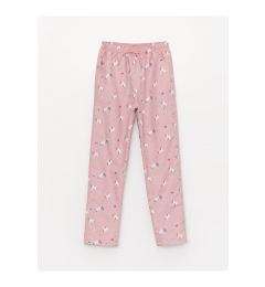 Снимка на LC Waikiki Girls' Elastic Waist Patterned Fleece Lined Trousers