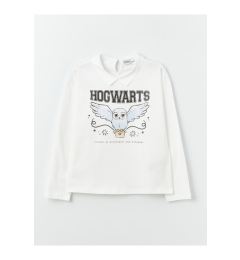 Снимка на LC Waikiki Girls Shirt Collar Harry Potter Printed Long Sleeve Girls T-Shirt